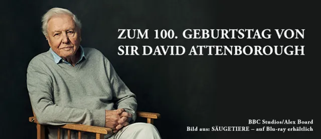 Bild: Naturfilmlegende Sir David Attenborough feiert 100. Geburtstag