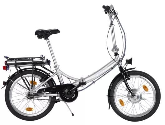 Bild: Eine absolute Neuheit bei Elektrofahrrädern: das Vitali Elektro-Faltrad