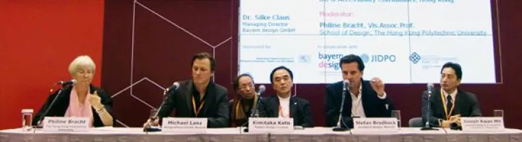 Bild: Stefan Brodbeck auf der Inno DesignTech Expo 2010 in Honkong