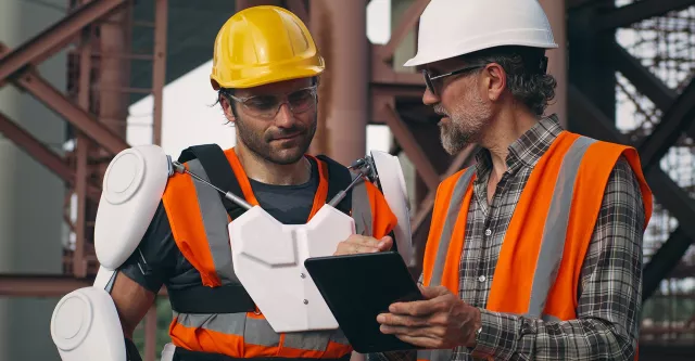 Bild: Innovatives Exoshirt entlastet das Muskel-Skelett-System