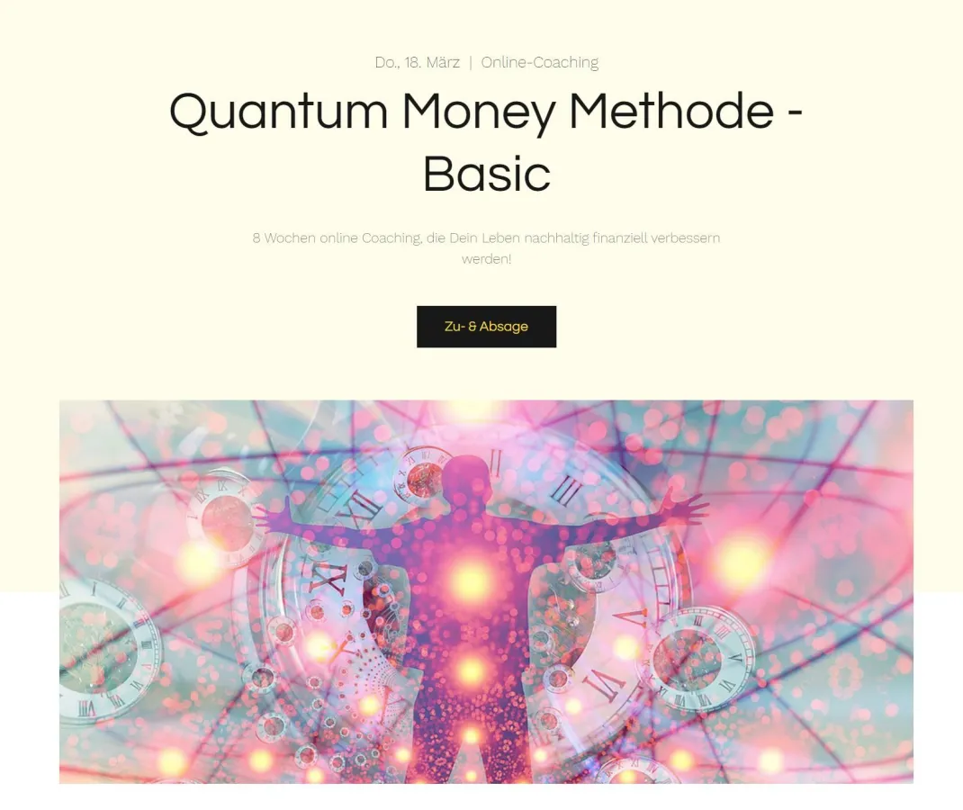 Die Quantum Money Methode von Weichmann Coaching