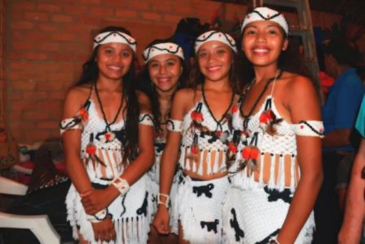 Frauen einer indigenen Bevölkerungsgruppe Guyanas. Credit: Amanda Richards