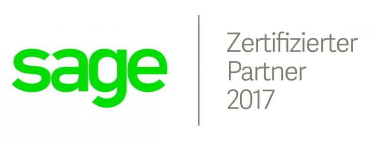 Bild: Erfolgreiche Rezertifizierung als Sage Partner