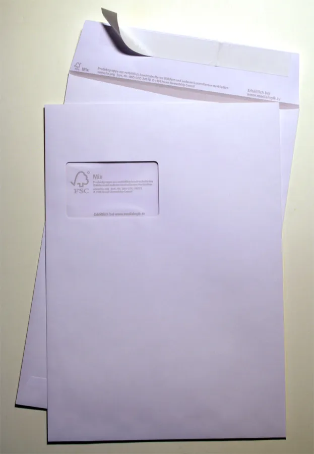Einmalig in Deutschland: FSC-Versandhüllen