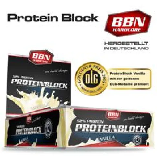 Protein Block Vanille von BBN Hardcore erhält DLG-Bestnote Bild: Protein Block Vanille von BBN Hardcore erhält DLG-Bestnote
