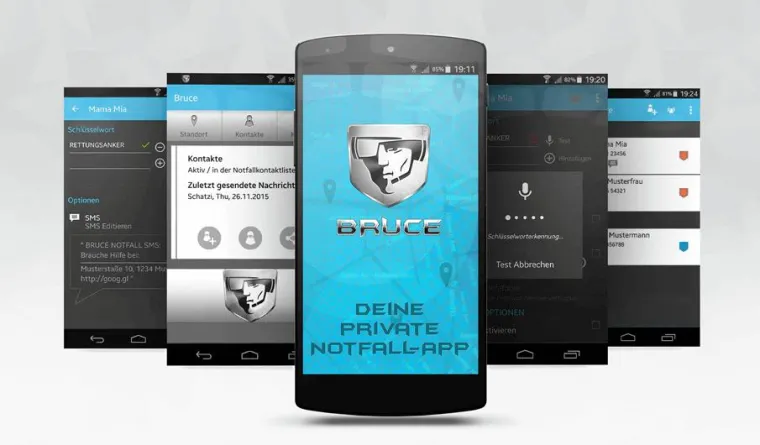 Die Bruce Notfall App Bild: Die Bruce Notfall App