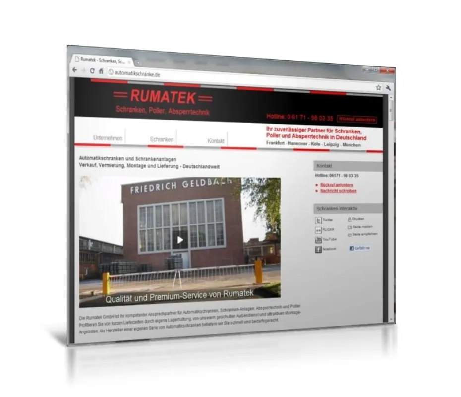 Automatikschranken made in Germany: Rumatek präsentiert Qualitäts-Schranken auf eigener Website unter www.automatikschranke.de