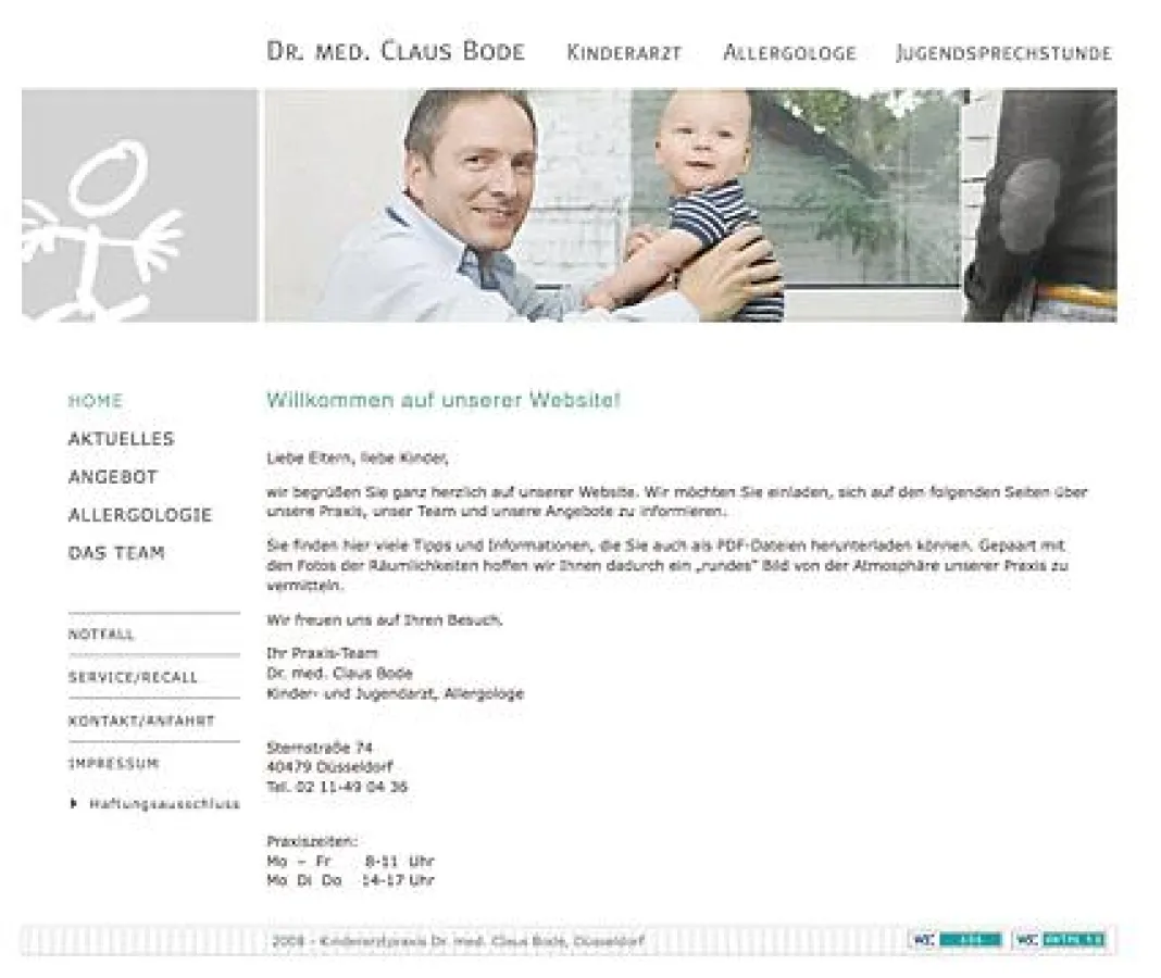 Die neue Homepage der Praxis Dr. Bode