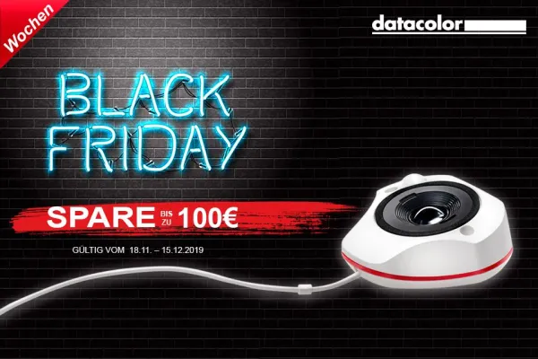 Black Friday-Wochen: Angebote von Datacolor vom 18.11 - 15.12.2019 Bild: Black Friday-Wochen: Angebote von Datacolor vom 18.11 - 15.12.2019