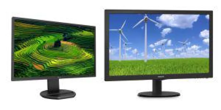 Bild: Die aktuellen Philips Full-HD-Displays 221B8 und 243S5: eine neue Sicht für gesteigerte Produktivität