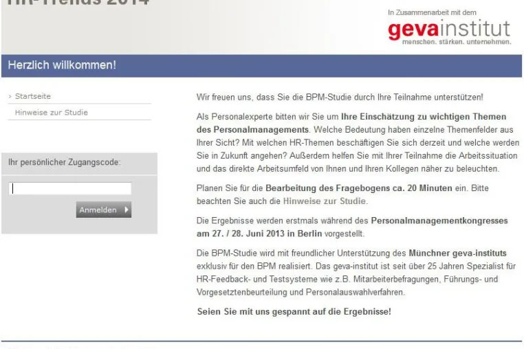 Bild: HR-Trends 2014 – Große Studie zu den Zukunftsthemen des Personalmanagements
