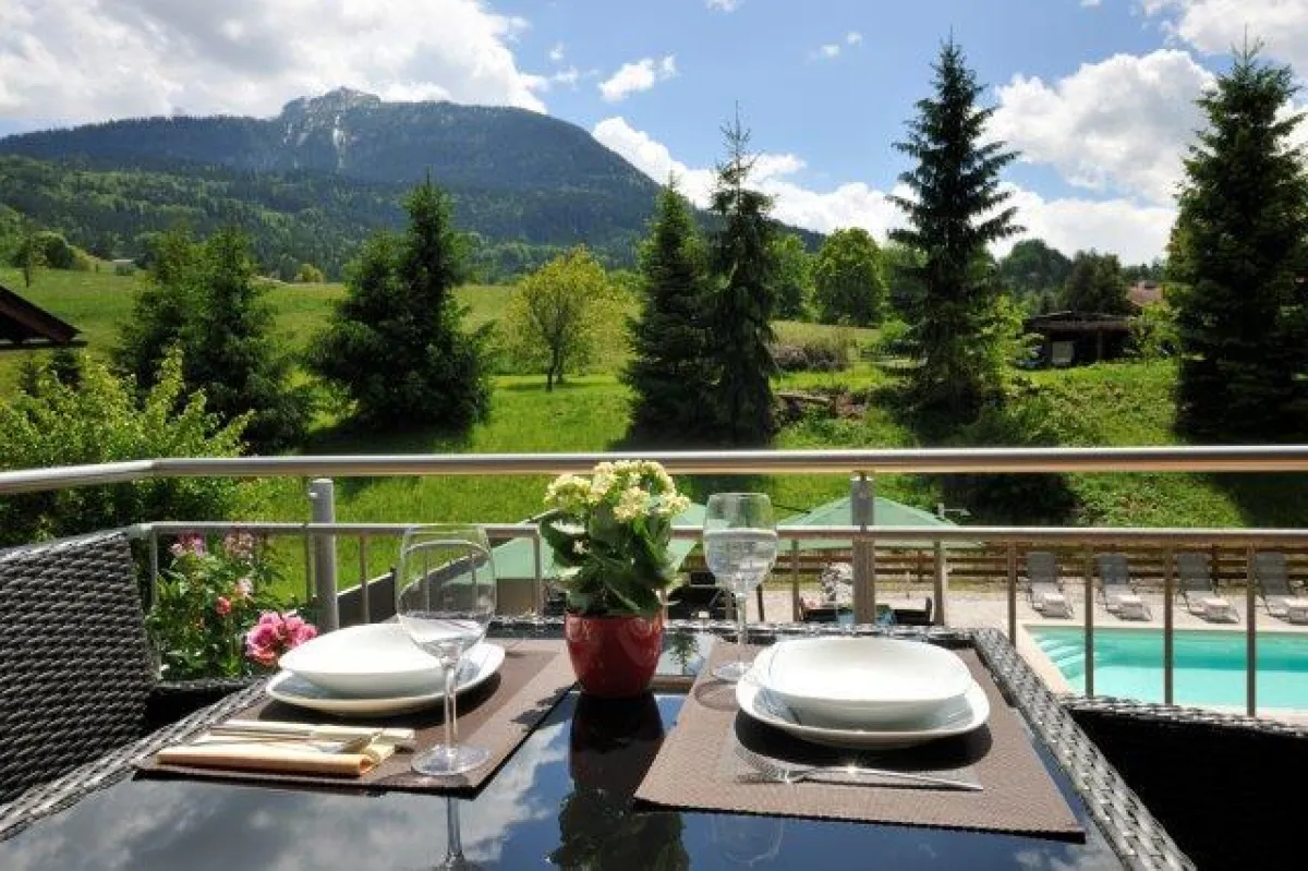 Alpengluehn Aussicht