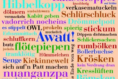 Ein Plakat mit Charme: „Ostwestfälischer Wortschatz“ Bild: Ein Plakat mit Charme: „Ostwestfälischer Wortschatz“