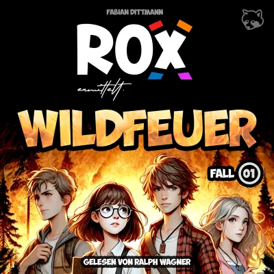 Bild: Jetzt als Hörbuch: „ROX ermittelt – Wildfeuer“ von Fabian Dittmann