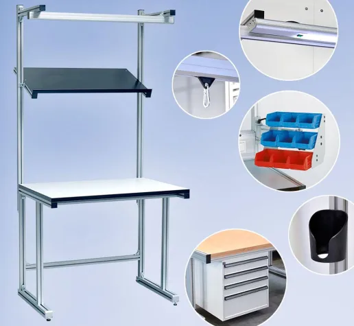 Bild: Arbeitstisch ECO - Basis für modulare Arbeitsplatzgestaltung