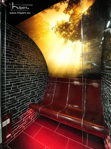 Bild: Dampfbad, Dampfdusche oder Dampfsauna für privat zuhause, im Hotel oder öffentlichen Bad