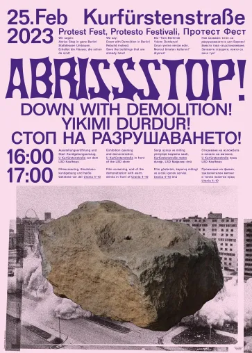 VISITING: ABRISS -ABRISSSSSSTOP – PROTEST FEST Bild: VISITING: ABRISS -ABRISSSSSSTOP – PROTEST FEST