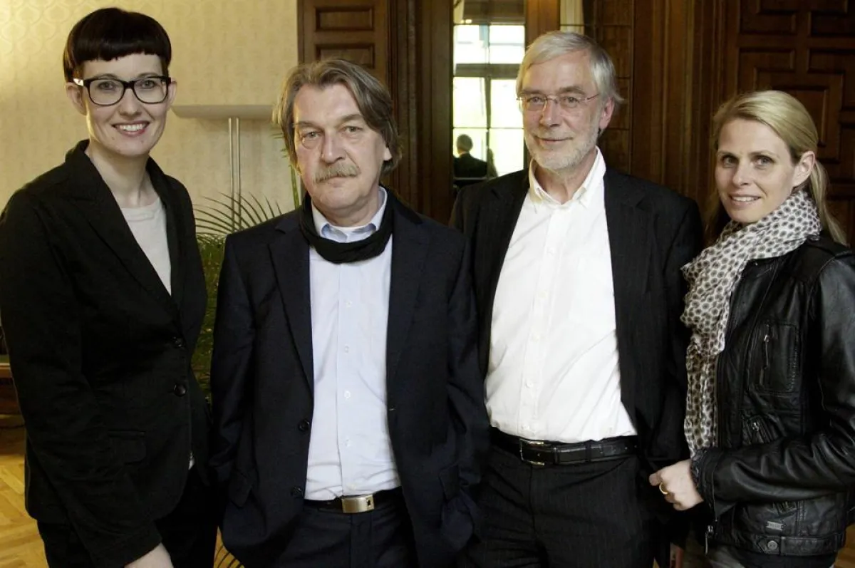 Gemeinsam sinnvoll fördern (vlnr: Mag. Anita Reschreiter, Peter Schipek, Prof. Dr. Gerald Hüther, MM