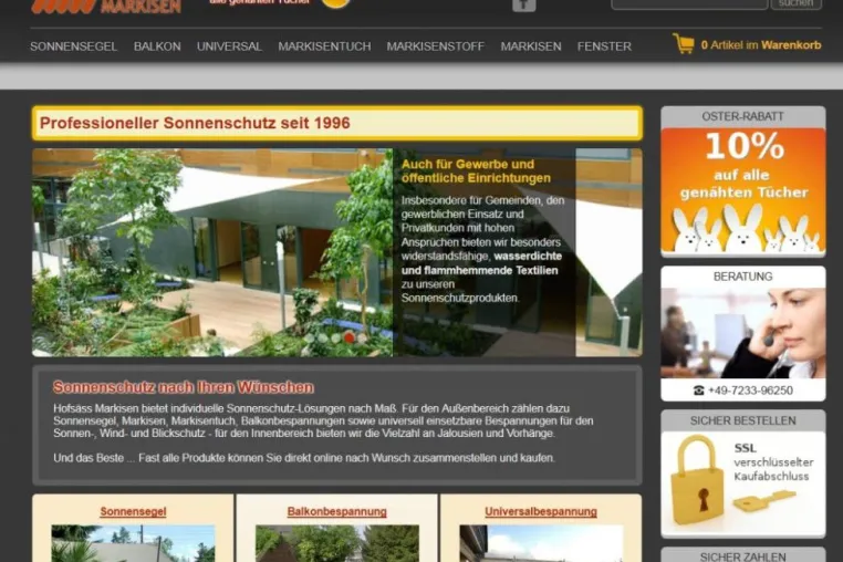 Bild: Relaunch der Webseite hofsaess-online.de