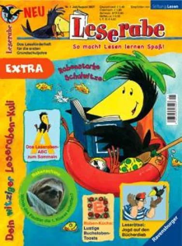 Bild: Buchstaben-Toasts, Regenwurm-Salat und Seegurken Kinderzeitschrift „Leserabe – So macht Lesen lernen Spaß!“