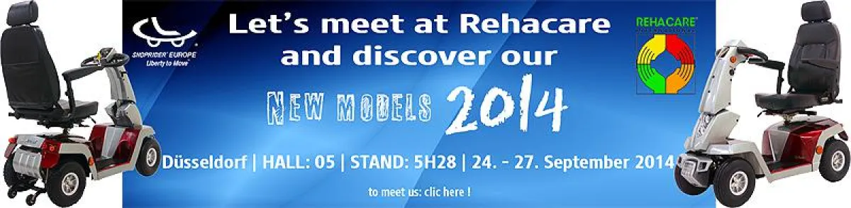 REHACARE-Einladung von führendem Mobility-Scooter-Hersteller