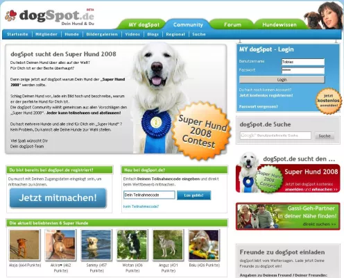 dogSpot.de sucht den Super Hund 2008 Bild: dogSpot.de sucht den Super Hund 2008