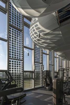 Bild: Sustainable wellness with solar energy