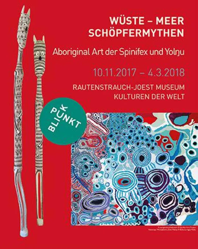Frauengemeinschaftswerk © Spinifex Arts Project; N. Wunu?murra, Zwei Mokuy © Buku-Larr?gay Mulka