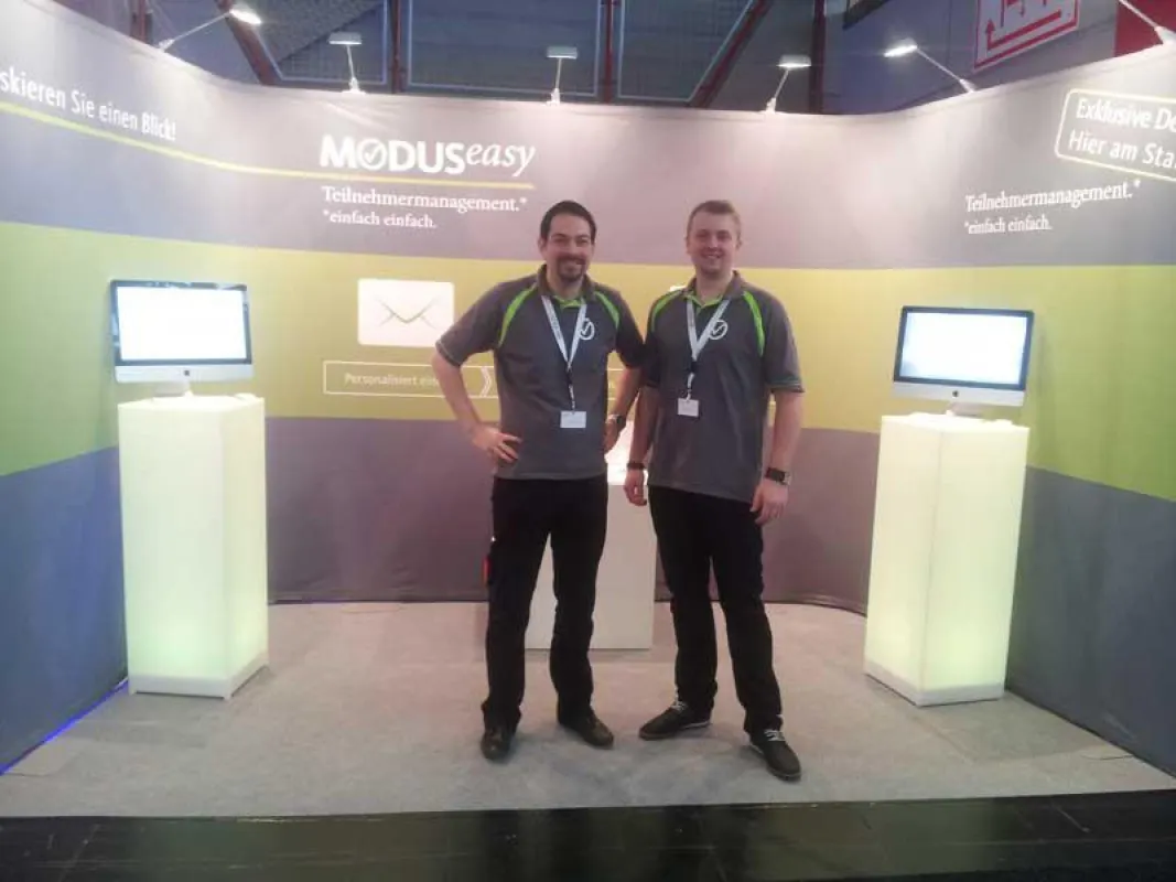 Messestand von MODUSeasy auf der Best of Events 2014 (Foto: MODUSeasy)