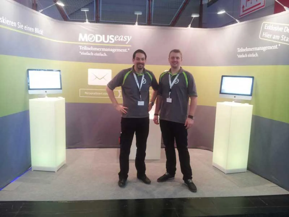 Messestand von MODUSeasy auf der Best of Events 2014 (Foto: MODUSeasy)