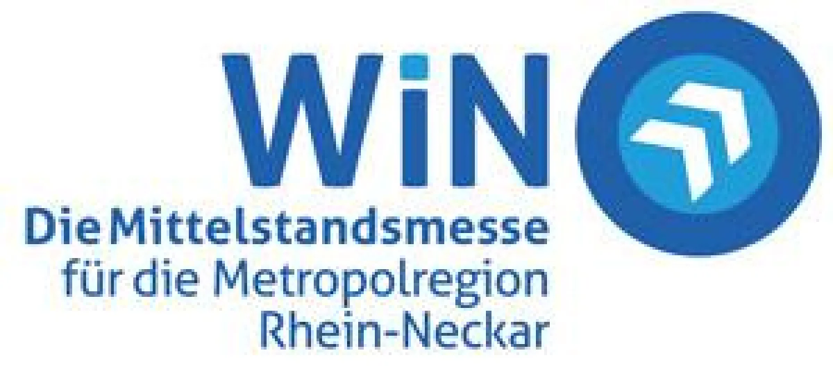 Messe-Logo WiN 2012 im Maimarktclub in Mannheim