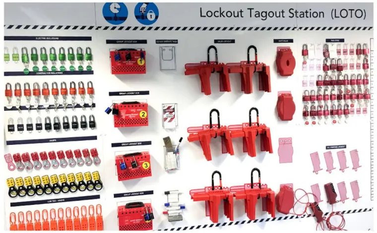 Bild: Lockout-Tagout Shadowboards:  Mehr Sicherheit am Arbeitsplatz