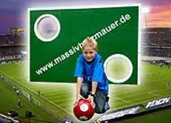 Bild: Nach der WM ist vor der WM: Massivbolzmauern für kommende Weltmeister zu verschenken