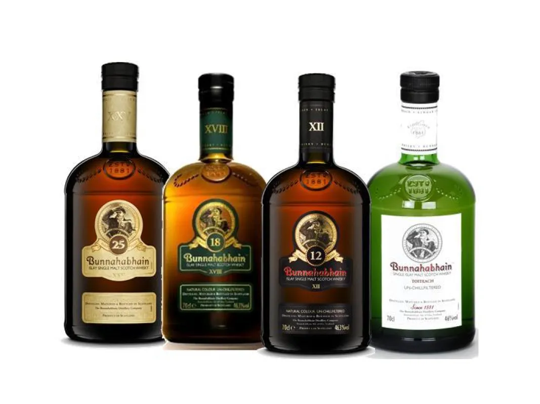 Die Bunnahabhain Produkt-Familie