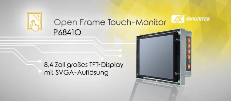 Bild: Industrie Open Frame Touch-Monitor mit 8,4-Zoll-Touch-Display im Open-Frame-Design – P6841O
