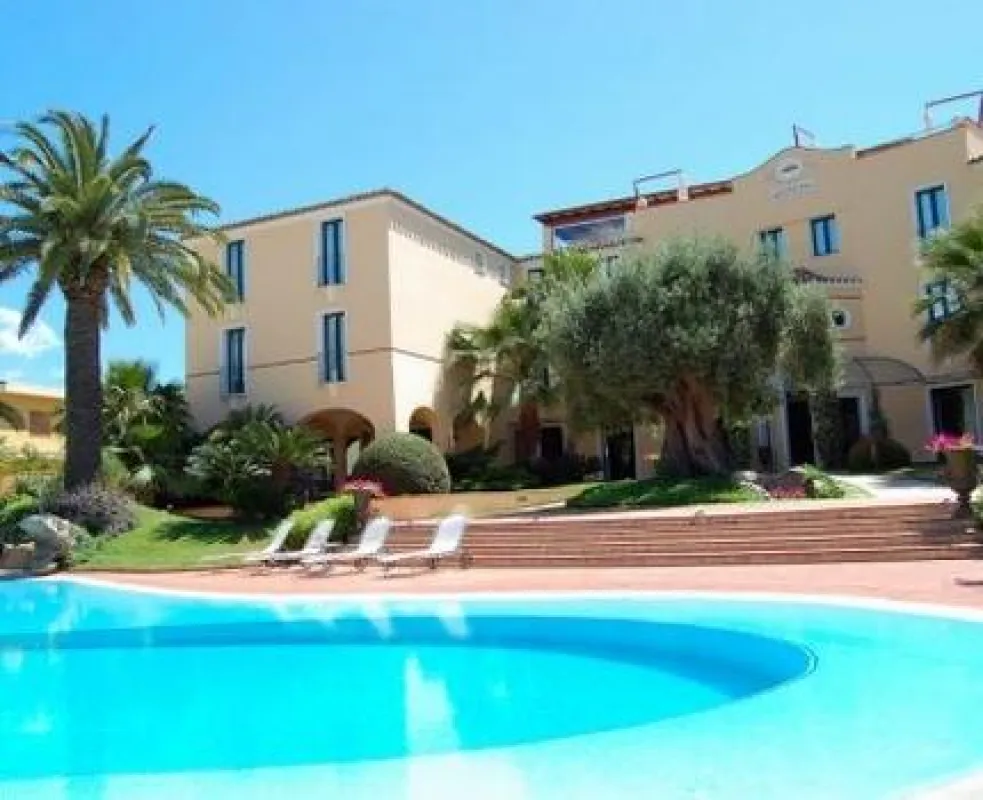 Das Hotel Arbatsar in Arbatax an der Ostküste Sardiniens.