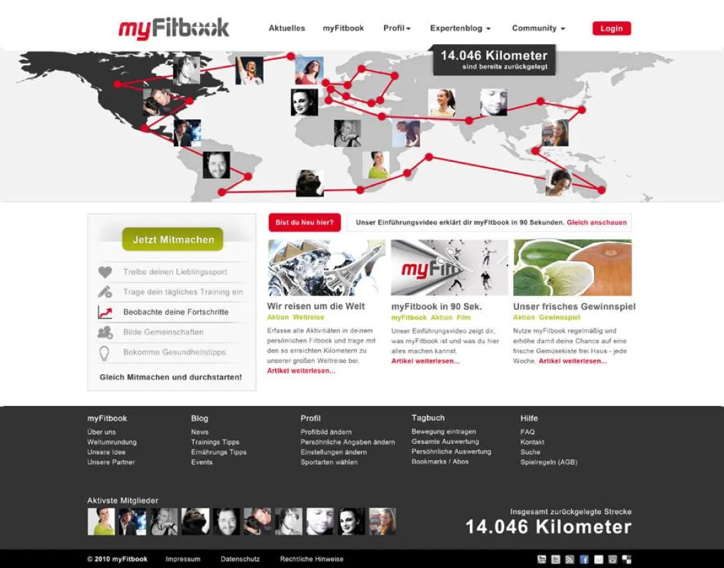 Startseite myFitbook