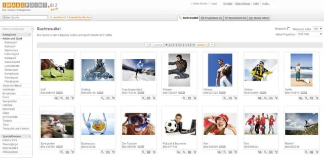 Bild: Frisch und schnell - Die brandneue Website von ImagePoint im Beta-Test