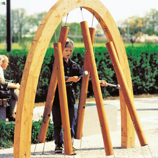 WABE-Musik-Kindertagesstätte ALSTERKLANG erhält 4.000 Euro für die Installation eines Klangbogens. Bild: WABE-Musik-Kindertagesstätte ALSTERKLANG erhält 4.000 Euro für die Installation eines Klangbogens.