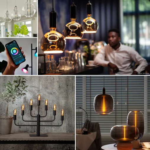 Leuchtmittel in ideenreichen Facetten: Lampenwelt.de präsentiert Lampen von smart bis dekorativ Bild: Leuchtmittel in ideenreichen Facetten: Lampenwelt.de präsentiert Lampen von smart bis dekorativ