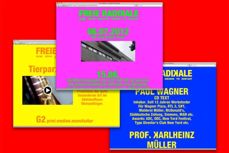 Bild: Mach es einfach radikal, Ludwig. Die neue Website von FREIE RADIKALE ist online