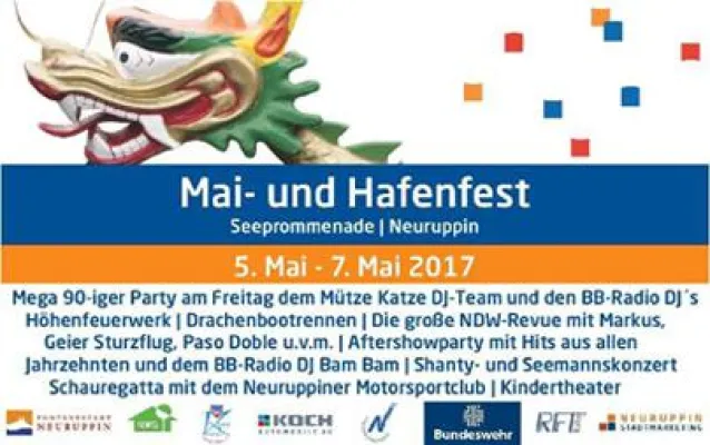 Mai-und Hafenfest 5.- 7. Mai 2017 Bild: Mai-und Hafenfest 5.- 7. Mai 2017