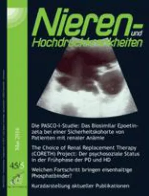 Bild: Nieren- und Hochdruckkrankheiten: Mehr Unabhängigkeit und Zufriedenheit bei Peritonealdialyse