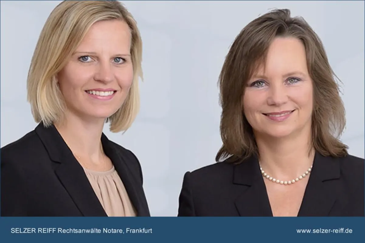 Bettina Selzer und Sonja Reiff, Notare der Kanzlei Selzer Reiff Rechtsanwälte Notare in Frankfurt