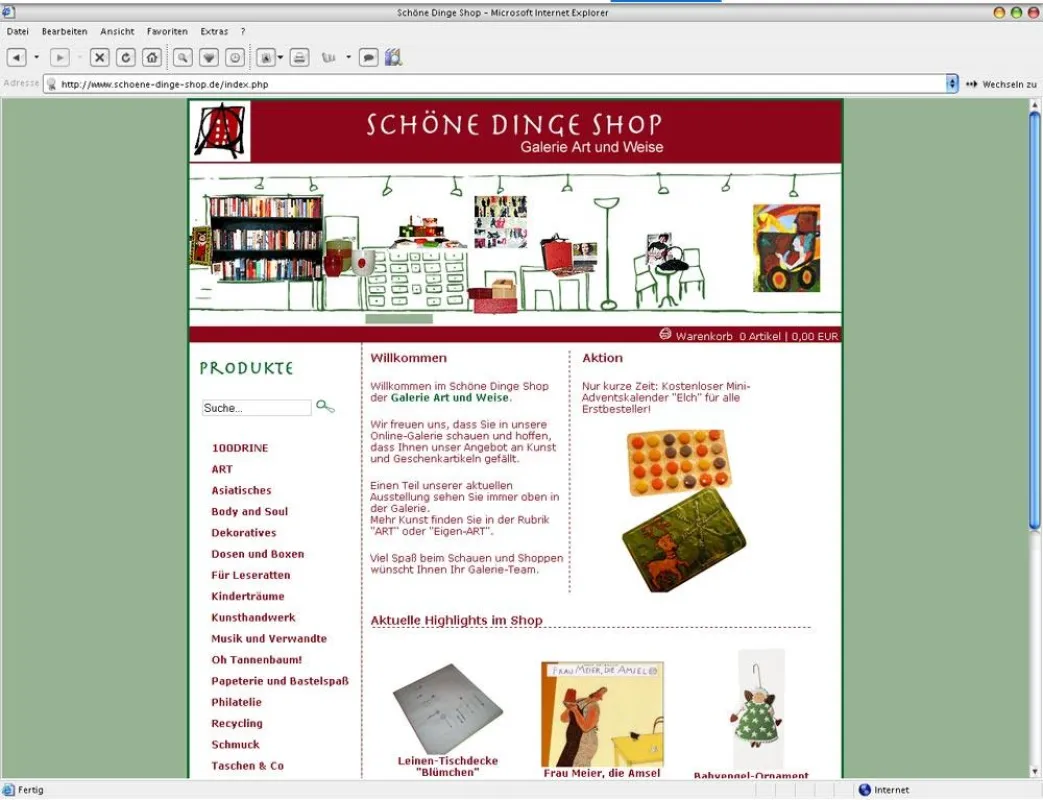 Schoene Dinge Shop - Portal