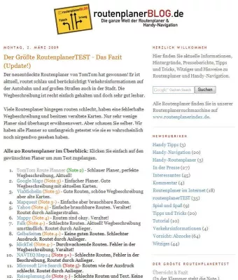 Bild: 20 Routenplaner getestet - Nur vier Routenplaner sind empfehlenswert