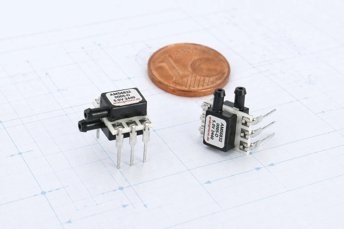 Drucksensor AMS 6832 mit Analog- und I²C-Ausgang (© AMSYS GmbH & Co. KG)
