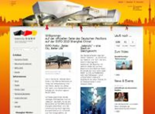 Bild: avenit realisiert Webpräsenz für den Deutschen Expo-Pavillon 2010