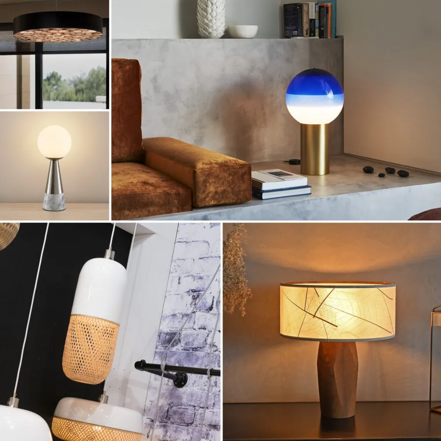 Gegensätze ziehen sich an! Lampenwelt.de präsentiert Lichtideen im Materialmix   (© Lampenwelt.de)