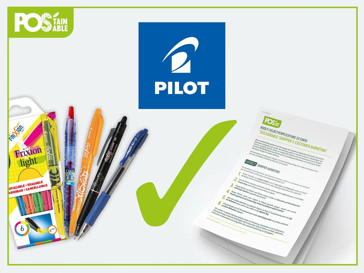 PILOT steht für Nachhaltigkeit auch am POS (© Matthias Wirges)
